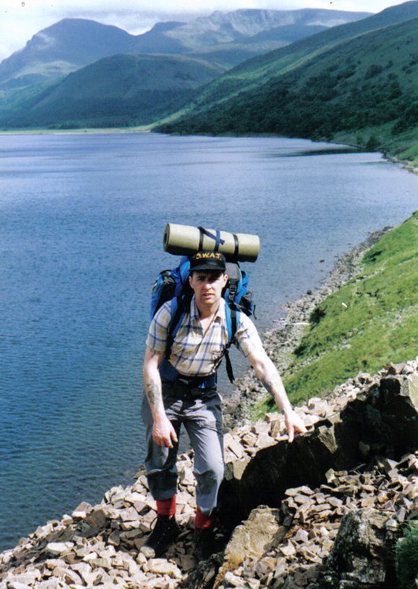 Me, on Anglers Crag, Ennerdale Water
